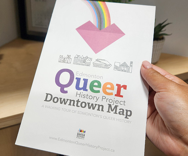 Queer history project downtown map