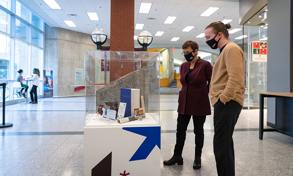 Time capsule display unveiling