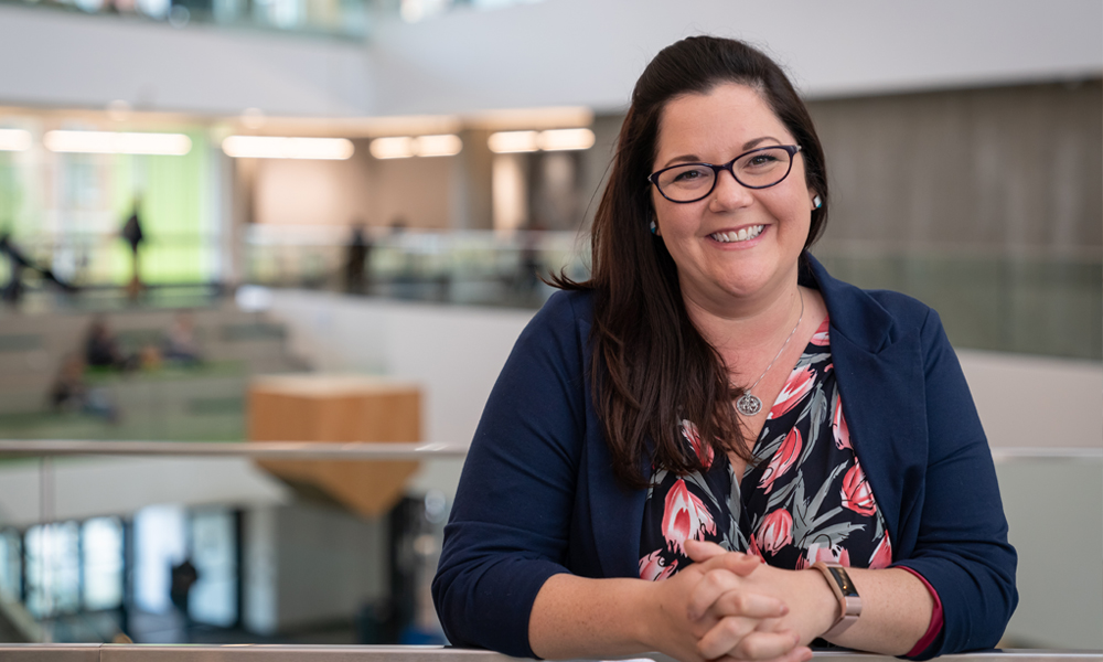 Dr. Janice Kenney on campus