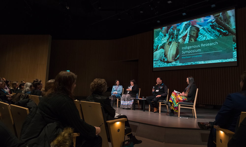 Indigenous Research Symposium in Betty Andrews Hall