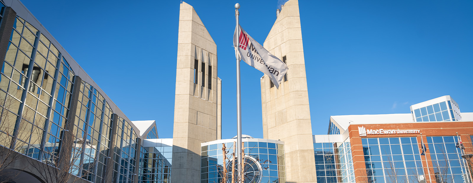 MacEwan University clock and towers