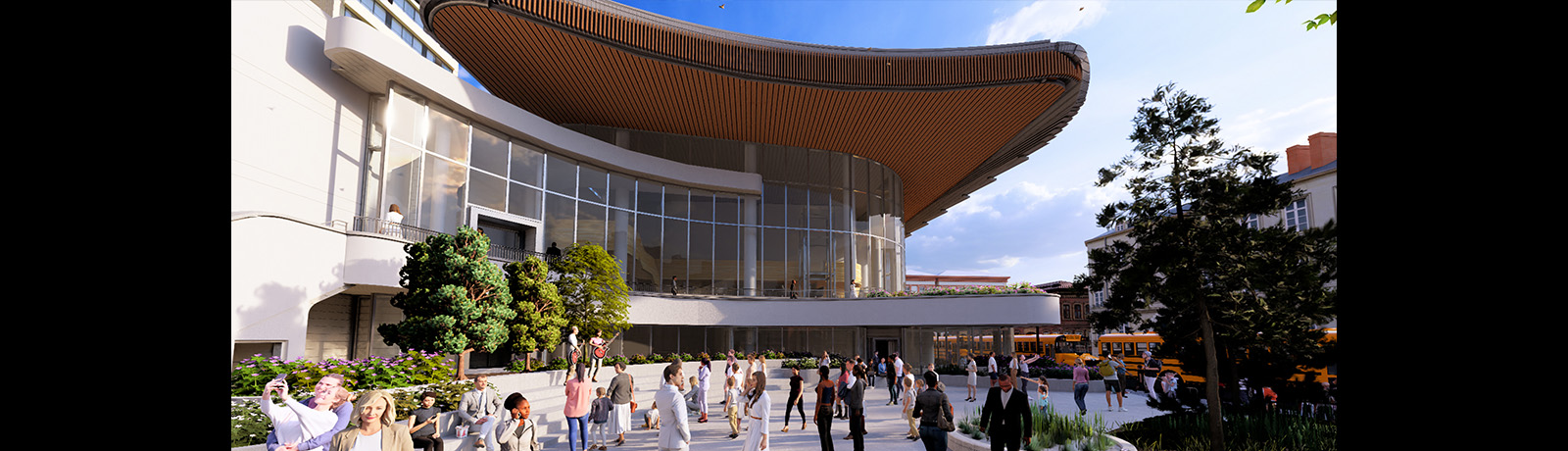 An artist's rendering of the new Francis Winspear Centre for Music