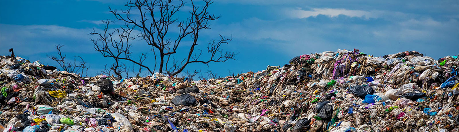 Stock image of a landfill