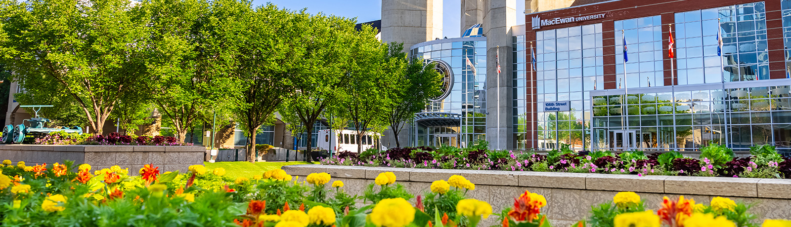 MacEwan exterior shot of towers